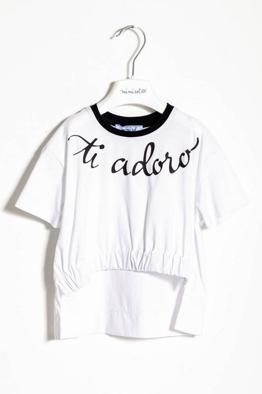 T-shirt Mimisol con stampa