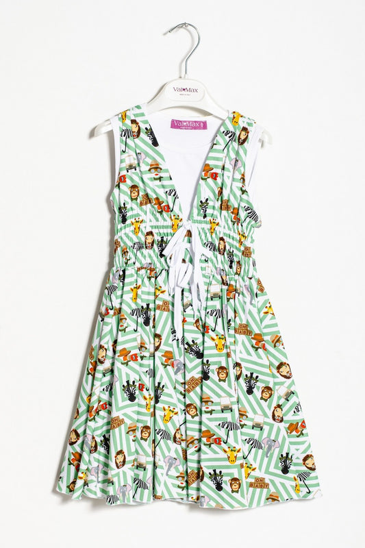 ValMax dress with animal print