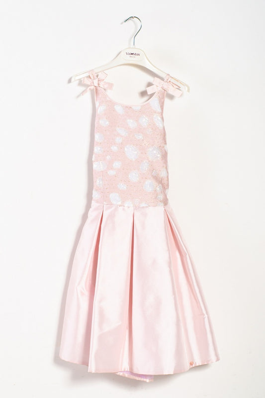 ValMax satin dress with back neckline