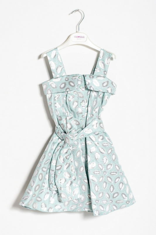 ValMax dress with lamé flowers