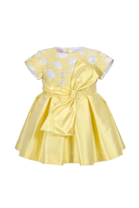 ValMax dress with maxi bow at the waist