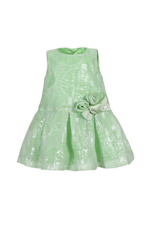 ValMax dress with bow and roses
