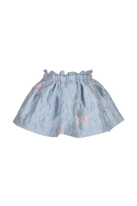 ValMax skirt in laminated jacquard