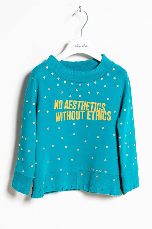 Mimisol sweatshirt with sequins