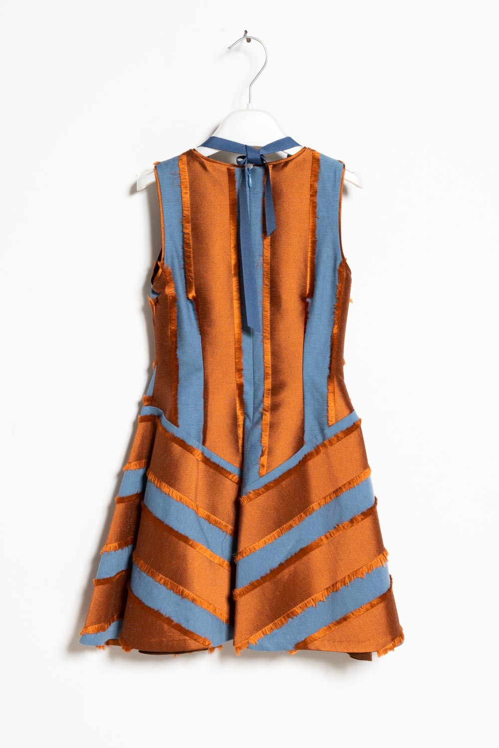 ValMax two-tone fil coupé dress