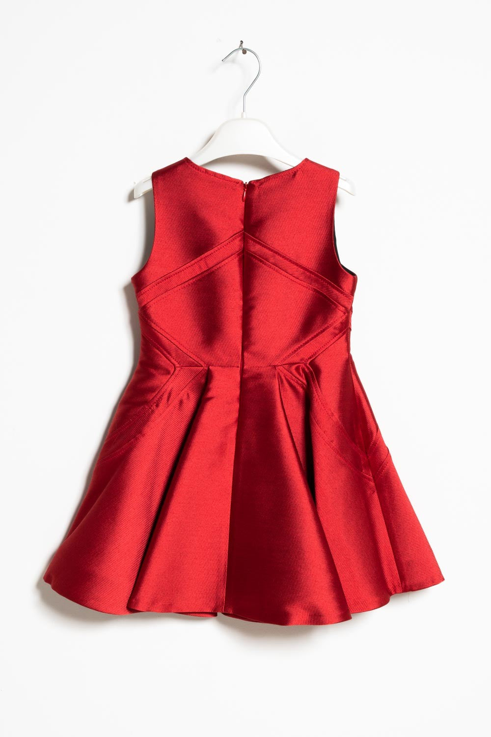 ValMax dress with geometric stitching