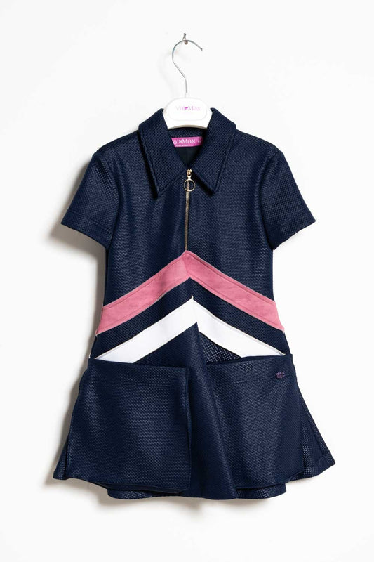 ValMax mikado dress with collar