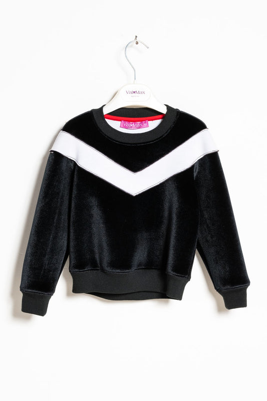 ValMax sweatshirt in chenille-effect neoprene