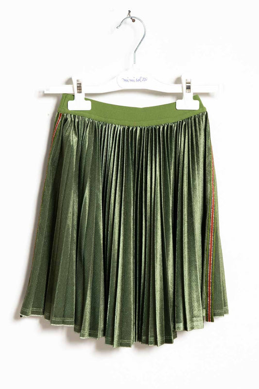 ValMax pleated chenille skirt