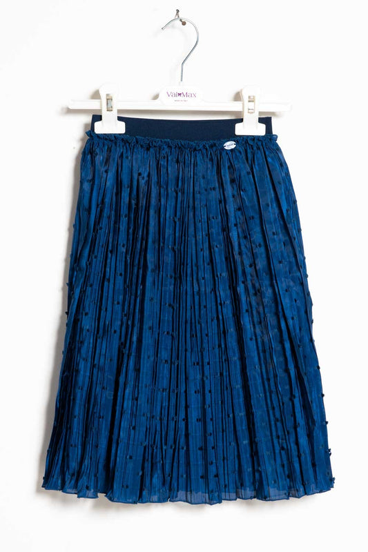 ValMax pleated polka dot skirt