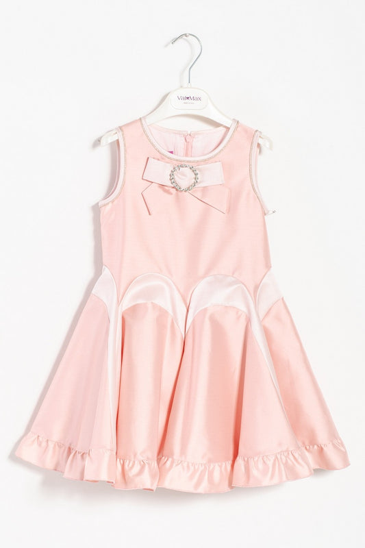 ValMax dress in pink satin