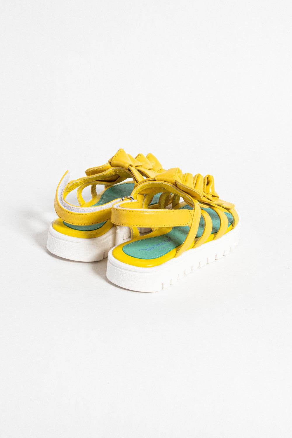 Mimisol leather sandal with bows