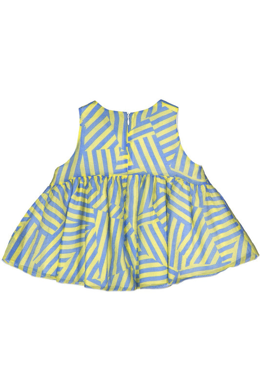 Mimisol Top in Tencel stampato con fiocco