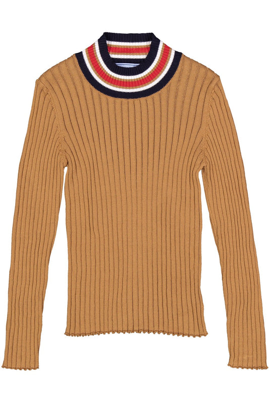 Mimisol ribbed cotton turtleneck