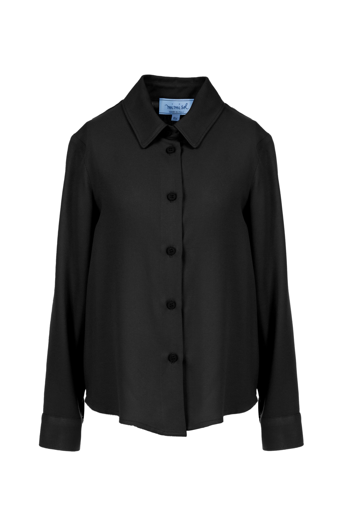 Camicia in vaiella con dettaglio sul dietro
