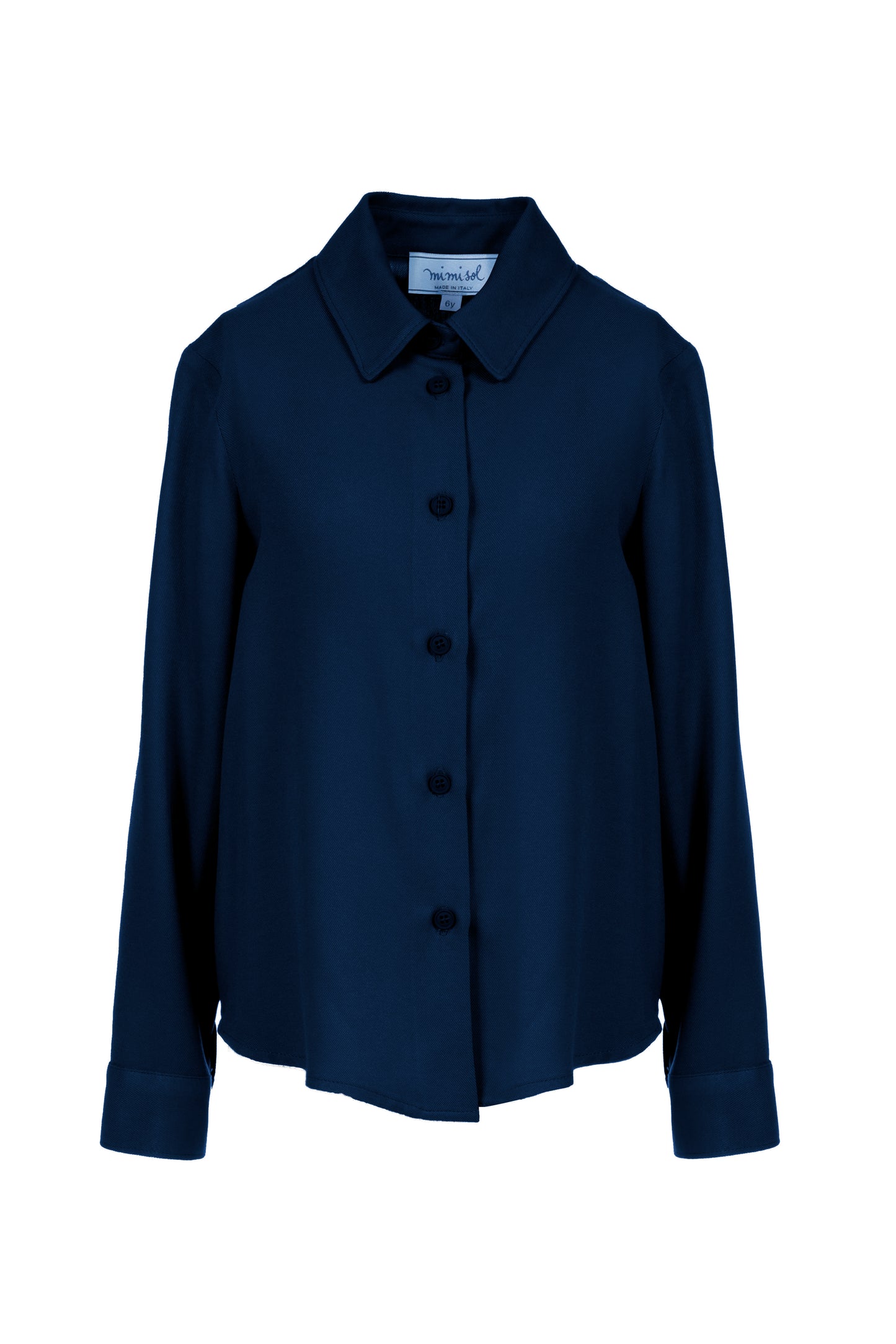 Camicia in vaiella con dettaglio sul dietro