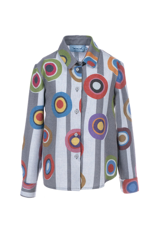 Camicia in vaiella stampata