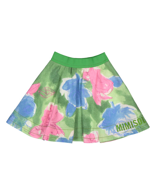 Virgin wool skirt with floral print - 10 years