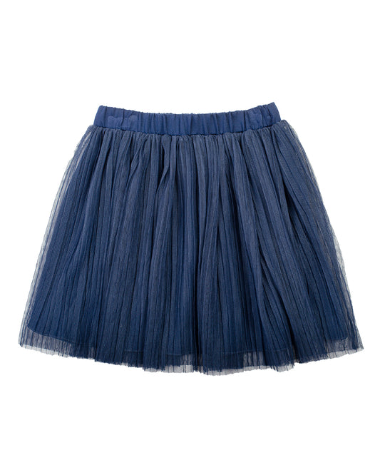 Pleated tulle skirt - 10 years, Blue