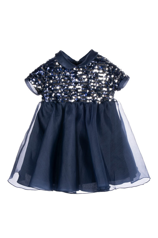 Vestina Mimisol da neonata in paillettes