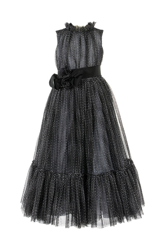 Abito Marchesa Kids Couture in tulle plumetis