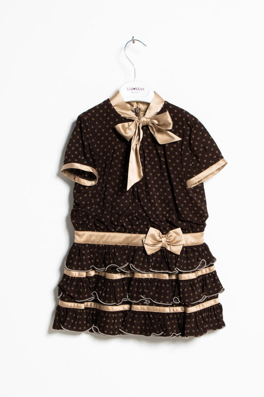 ValMax polka dot flounce dress