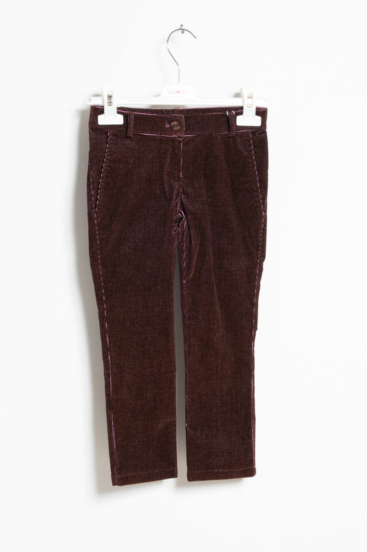 ValMax long velvet trousers