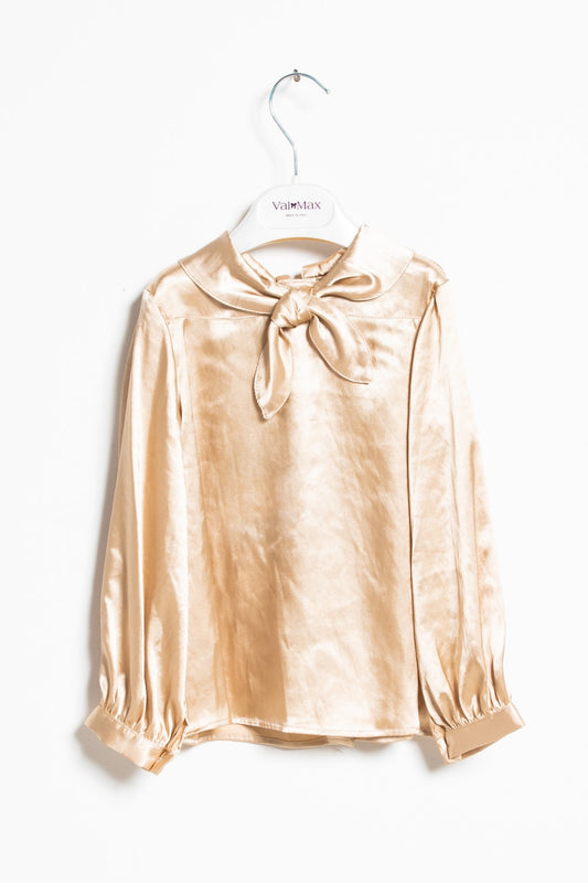 ValMax shirt with maxi bow on the neck