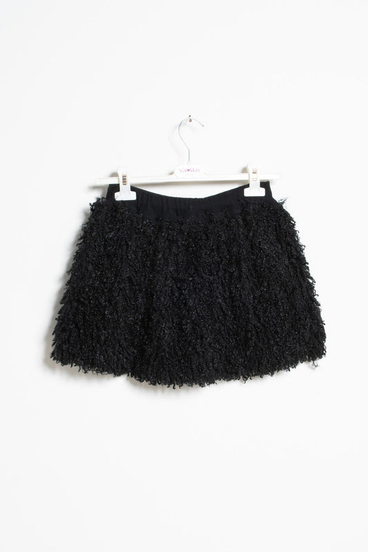 ValMax fur-effect miniskirt