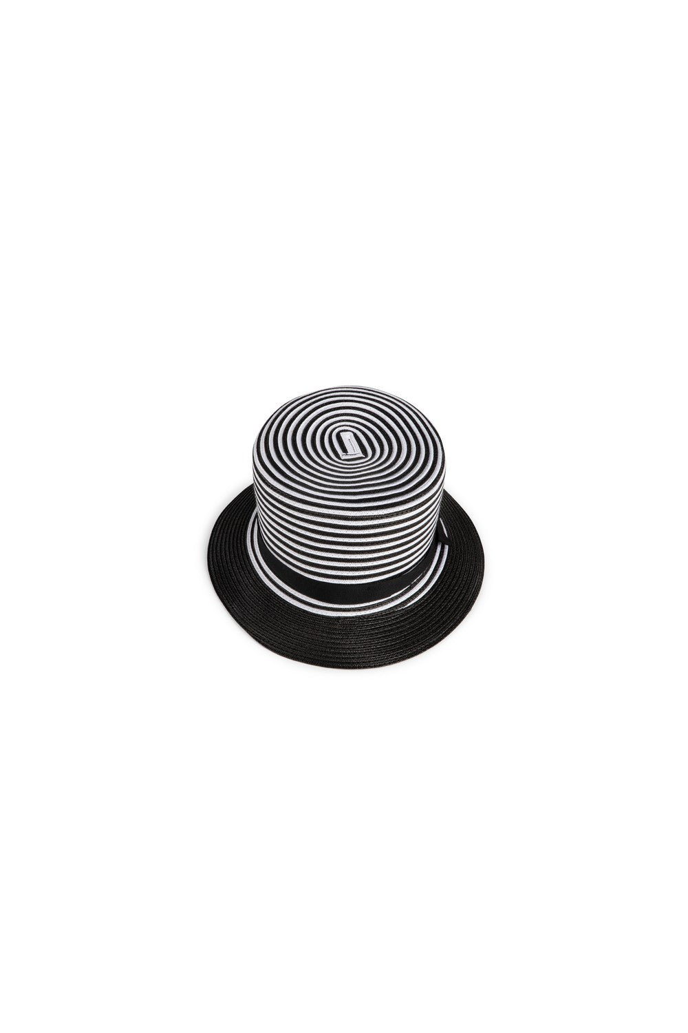 Mimisol two-tone straw bucket hat