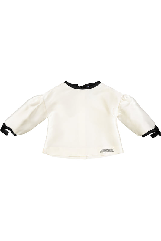 Mimisol mikado shirt with button closure