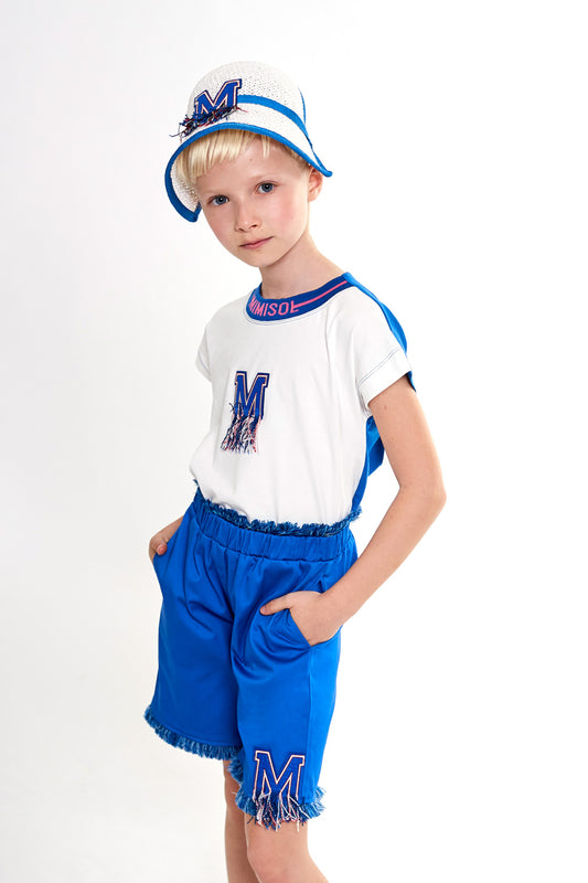 Mimisol cotton Bermuda shorts