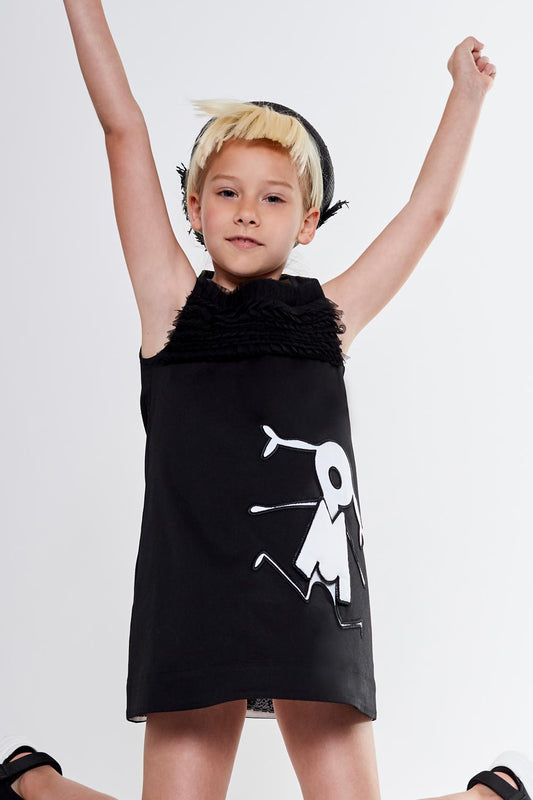 Mimisol A-line dress with doll