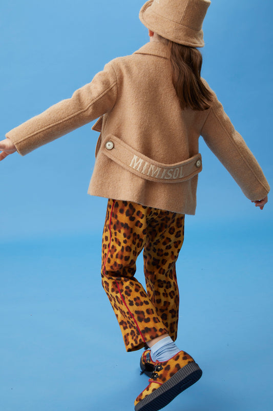 Mimisol wool jacket with martingale