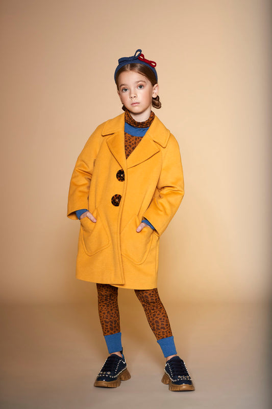 Mimisol coat with maxi buttons