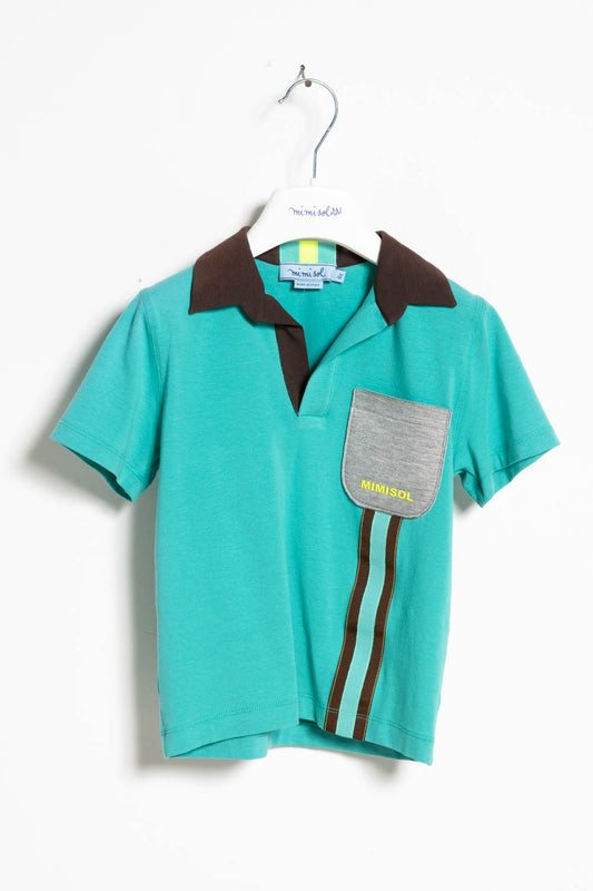Mimisol multicolor polo shirt