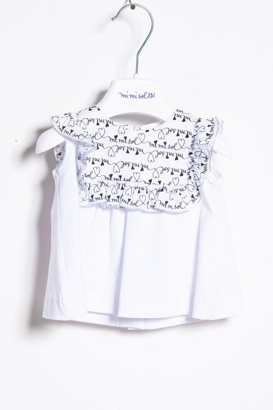 Mimisol top with ruffles