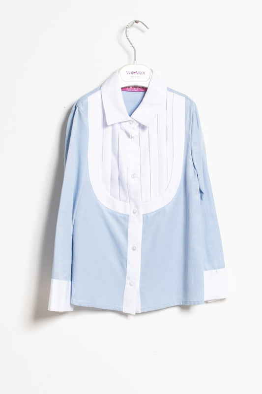 ValMax shirt with micro pleated detail