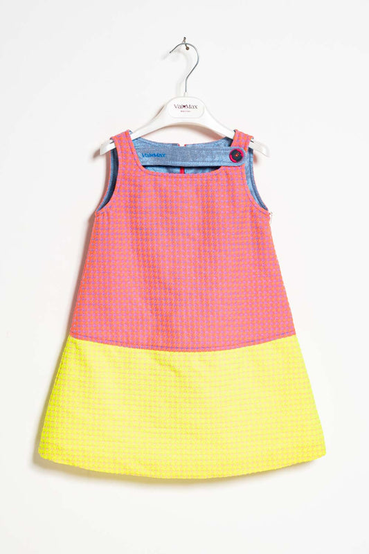 ValMax flared houndstooth dress