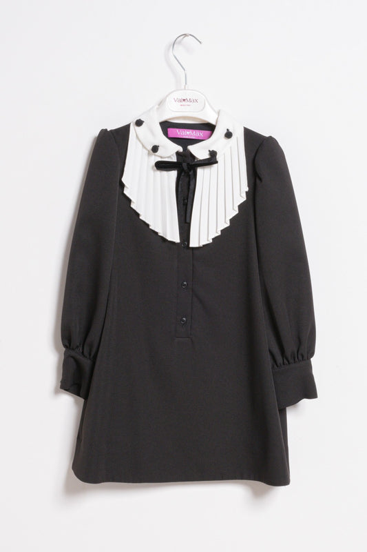 ValMax dress with pleated ruffles