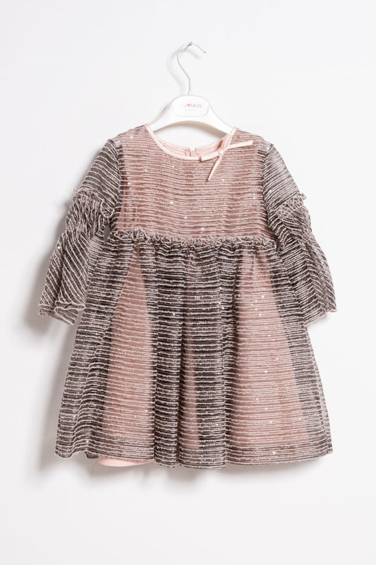 ValMax organza dress with sequins