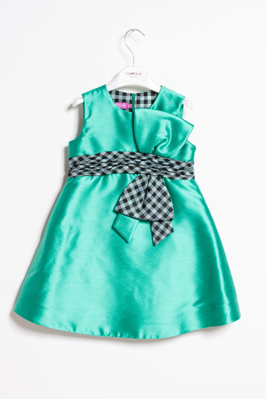 ValMax mikado dress with maxi bow