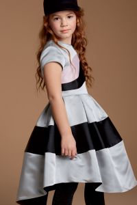 ValMax satin pleated skirt