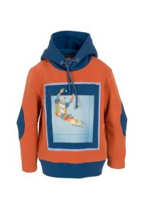 ValMax boy sweatshirt with hood and print