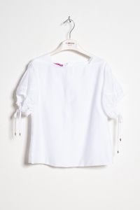 ValMax gathered-sleeve top