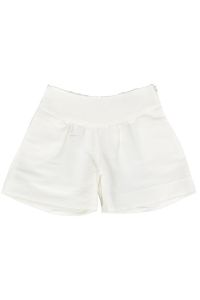 Linen basque shorts