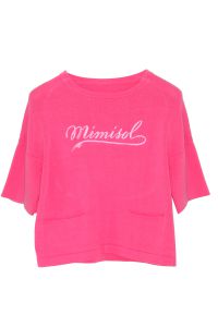 Mimisol logo knit top