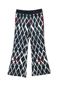 Mimisol geometri-print scuba trousers