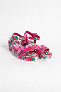 Mimisol floral-print sandals