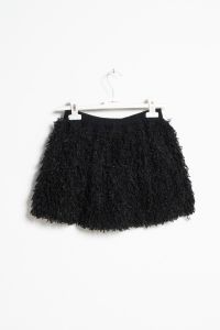 ValMax fur effect miniskirt